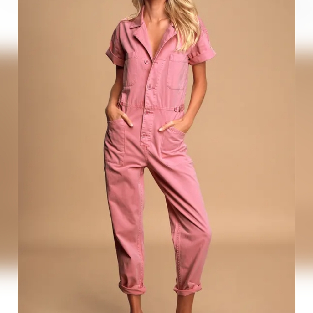 Pistola Denim Utility Jumpsuit